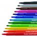 Box 12 Swäsh KOMFIGRIP Colouring Pens Broad Tip Assorted [Box of 12] 142152