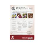 Health and Safety Law Poster PVC W297xH420mm A3 142272