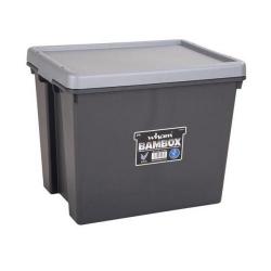 Cheap Stationery Supply of Wham (24 Litre) Bambox Storage Box with Snap-fit Lid (Graphite/Silver) 31177 Office Statationery