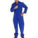 Click Fire Retardant Boilersuit Cotton Size 36 Royal Blue Ref CFRBSR36 *Up to 3 Day Leadtime*