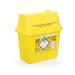 Click Medical Sharps Bin Temporary & Final Closure Feature 3L Yellow Ref CM0644 *Up to 3 Day Leadtime*