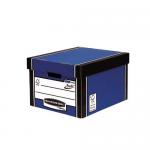 Bankers Box Premium Storage Box (Presto) Classic Blue FSC Ref 7250602 [Pack 10] 142400