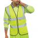 Click Fire Retardant Hi-Vis Waistcoat Polyester XL Saturn Yellow Ref CFRWCSYXL *Up to 3 Day Leadtime*