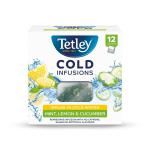 Tetley Cold Infusions Mint Lemon & Cucumber  Ref 1603A [Pack 12] 142914