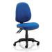 Trexus Luna II Lever Task Operator Chair Without Arms Blue Ref OP000077