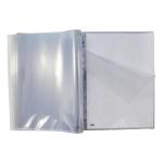 Oxford Punched Pocket Pad 60 Pockets A4 Glass Clear Ref 400129426 142970
