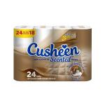 Cusheen Scented Luxury Super Soft Toilet Rolls 3-Ply White Ref 1102030 [Pack 24]  142971