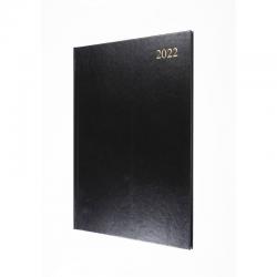 Cheap Stationery Supply of 5 Star 2022 A4 Week To View Diary Black Office Statationery
