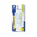 Staedtler 307 Noris Handwriting Pen Fibre Tipped 0.8mm Tip 0.6mm Line Recycled Blue Ref 307-3 [Pack 10] 143308