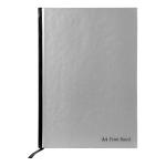 Pukka Pad Notebook Casebound Hardback 90gsm Ruled Margin 192pp A4 Silver Ref RULA4 [Pack 5] 143453
