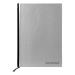 Pukka Pad Notebook Casebound Hardback 90gsm Ruled Margin 192pp A4 Silver Ref RULA4 [Pack 5]