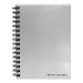 Pukka Pad Notebook Wirebound Hardback 90gsm Ruled Perforated 160pp A5 Silver Ref WRULA5 [Pack 5]