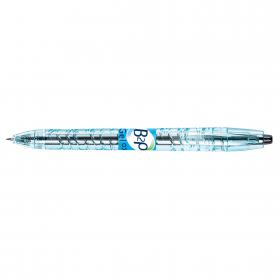 Pilot Begreen B2P Rollerball Pen Recycled Retractable 0.7mm Tip 0.35mm Line Black Ref 054101001 [Pack 10] 143672