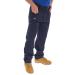 Click Workwear Work Trousers Navy Blue 46-Short Ref AWTN46S *Up to 3 Day Leadtime*