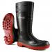 Dunlop Acifort Safety Wellington Boots Ribbed Size 6 Black Ref A25293106 *Up to 3 Day Leadtime*