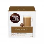Nescafe Cafe Au Lait Capsules for Dolce Gusto Machine Ref 12235939 Pack 48 (3x16 Capsules=48 Drinks) 144100