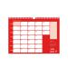 Collins Colplan 2021 Colplan Memo Calendar Month to View Landscape 297x420mm Assorted Ref CMC 2021