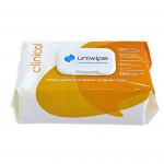 uniwipe Wet Cleaning Wipes Clinical 25cm 100 Sheets 144431