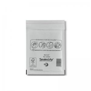 MAIL LITE WHITE BUBBLE MAILER A000 110MMX160MM BX100 144446
