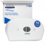 Scott Mini Twin Toilet Tissue Dispenser white 144491