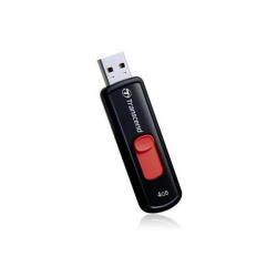 Cheap Stationery Supply of Transcend JetFlash 500 (4GB) USB 2.0 Flash Drive (Black/Red) TS4GJF500 Office Statationery