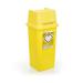Click Medical Sharps Bin Temporary & Final Closure Feature 7L Yellow Ref CM0646 *Up to 3 Day Leadtime*