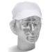 Click Once Disposable Snood Cap White Ref DSCW500 [Pack 500] *Up to 3 Day Leadtime*