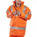 B-Seen 4 In 1 High Visibility Jacket & Bodywarmer Large Orange Ref TJFSORL *Up to 3 Day Leadtime*