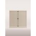 Trexus by Bisley Side Opening Tambour Door Cupboard 1000x470x1000-1015mm White/White Ref YETB1010.EW-ab9