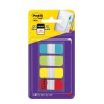 Post-it Small Index Flags Repositionable Tabs Assorted Colours [40 Flags] Ref 676-ALYR-EU  145268