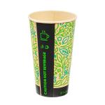 Ingeo Ultimate Eco Bamboo 16oz Biodegradable Disposable Cups Ref 0511225 [Pack 25] 145324