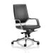 Adroit Xenon Executive With Arms Medium Back White Shell Leather Black Ref EX000095