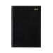 5 Star Office 2021 Two Pages to a Day Casebound and Sewn Vinyl Coated Board A4 297x210mm Black