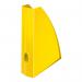 The photo features a bright yellow magazine file from ACCO Brands, designed by Leitz for their WOW collection. Its A4 size can accommodate various magazines and books, keeping them organized and easily accessible. The sleek and modern design adds a pop of color to any workspace or home office. The magazine file is made of durable material and has a sturdy build, ensuring long-lasting use. It is a practical and stylish addition to any storage solution.