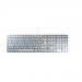 Cherry KC6000 Wired Slim Keyboard Silver Ref JK-1600GB-1