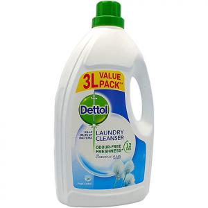 Image of Dettol Anti-Bacterial Washing Machine Laundry Cleanser 3 Litre bottle