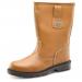 Click Footwear Rigger Boot Unlined Steel Toe Cap PU/Leather Size 4 Tan Ref RBUS04*Up to 3 Day Leadtime*
