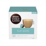 Nescafe Flat White Capsules for Dolce Gusto Machine Ref 12367386 Pack 48 (3x16 Capsules=48 Drinks) 146595
