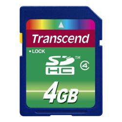 Cheap Stationery Supply of Transcend (4GB) Class 4 Secure Digital High-Capacity Flash Card TS4GSDHC4 Office Statationery