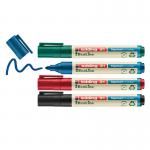 Edding Ecoline Climate Neutral Flipchart Markers Assorted Ref 4-31-4 [Pack 4]  147025