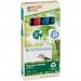 Edding Ecoline Climate Neutral Flipchart Markers Assorted Ref 4-31-4 [Pack 4]  147025