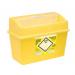 Click Medical Sharps Bin Temporary & Final Closure Feature 24L Yellow Ref CM0648 *Up to 3 Day Leadtime*