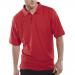 Click Workwear Polo Shirt Polycotton 200gsm M Red Ref CLPKSREM *Up to 3 Day Leadtime*
