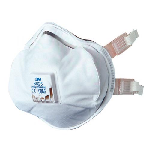 Cheap Stationery Supply of 3M Mask P2V R Premium Buckle Strap Respirator White 8825 Pack of 5 *Up to 3 Day Leadtime* Office Statationery