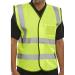 B-Seen High Visibility Waistcoat ID L Saturn Yellow Ref BD108SYL [Pack 10] *Up to 3 Day Leadtime*