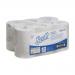 SCOTT 6695 Essentials Slimroll Hand Towel Roll 198mmx190m 1-Ply White Ref 6695 [Pack 6]