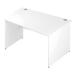 Trexus Wave Desk Right Hand Panel Leg 1400/1000mm White Ref I000398