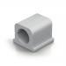 Durable CAVOLINE CLIP PRO 2 Self Adhesive Cable Clips Grey Ref 504310 [Pack 4]