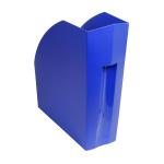 Exacompta Forever Magazine File Recycled Plastic W110xD292xH320mm Blue Ref 180101D 147857