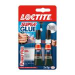 Loctite Super Glue Duo Gel Tubes x2 3g Clear Ref 2560191 147865